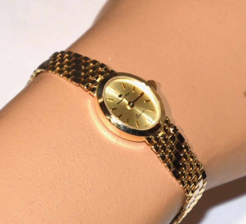 Gouden dames horloge